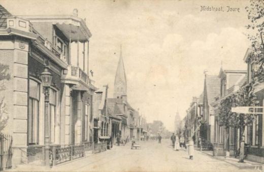 Midstraat in 1918