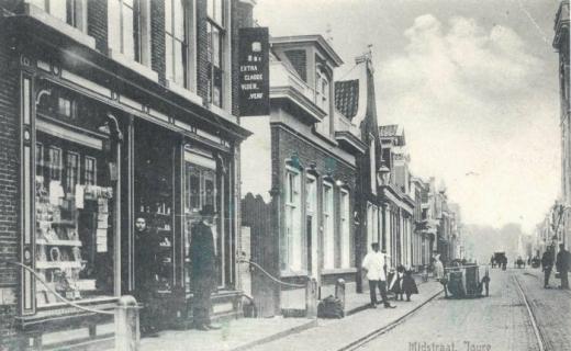 Midstraat in 1907
