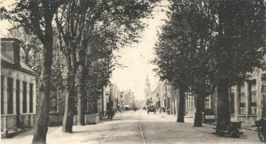 Midstraat in 1908